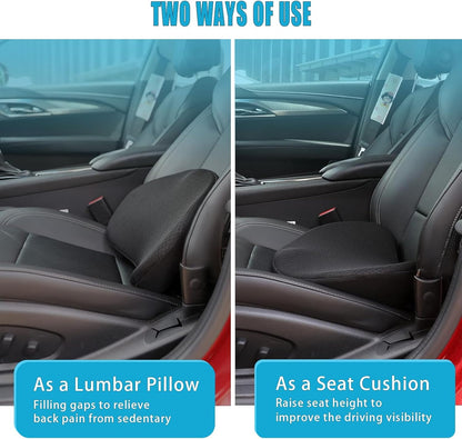 Memory Foam Car Seat Cushion - Ergonomic Driver Comfort