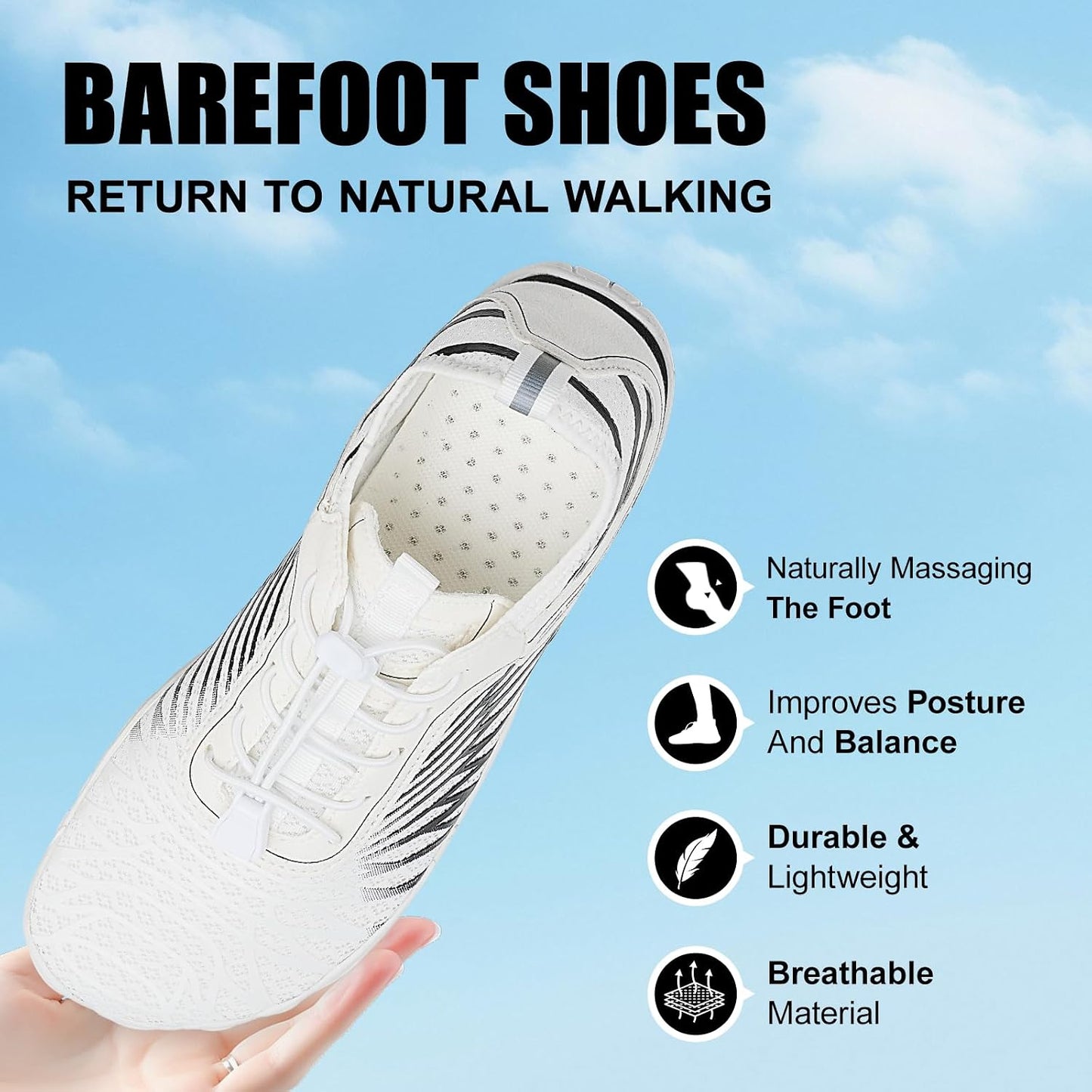 Barefoot Wide Toe Box Water Shoes – Flexible & Lightweight