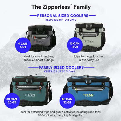 Zipperless Hardbody Cooler - Deep Freeze Insulation Tech