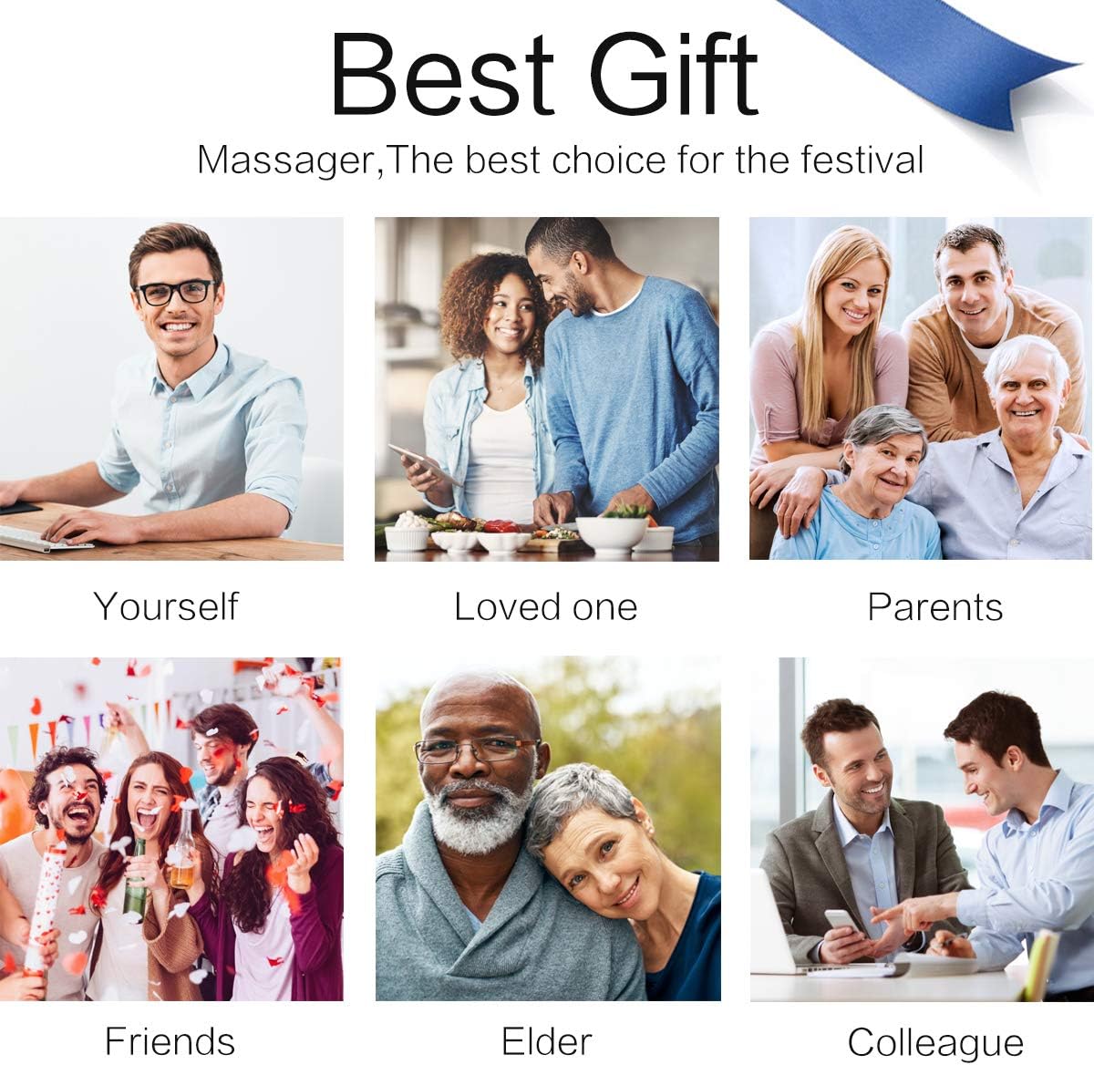 4D Shiatsu Neck & Shoulder Massager with Heat | Electric