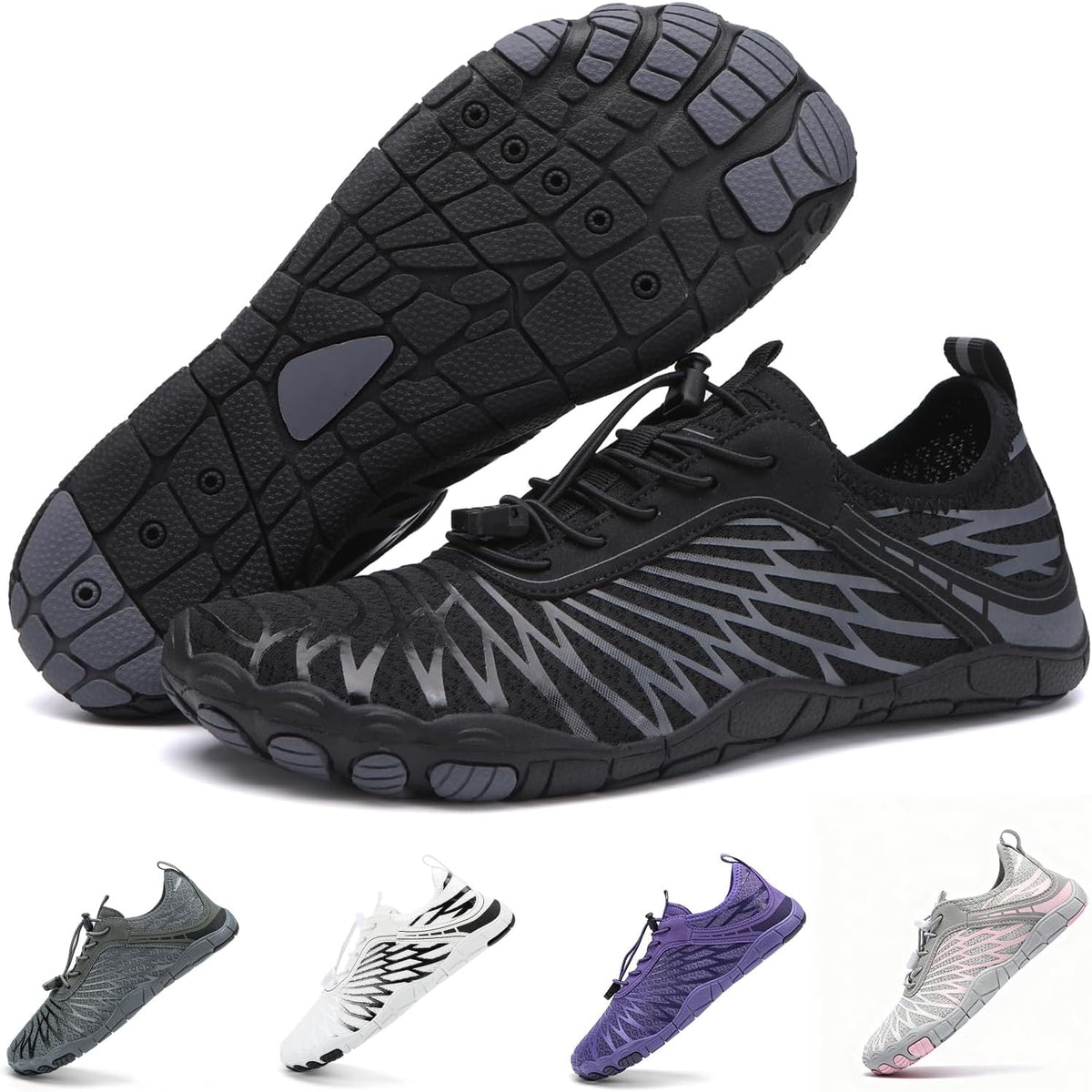Barefoot Wide Toe Box Shoes – Breathable Athletic Water Shoes