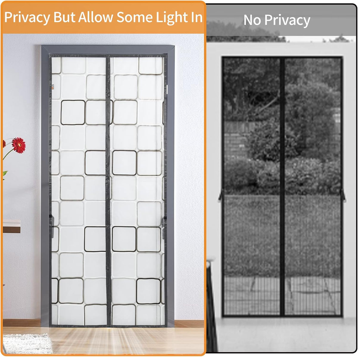 Magnetic Thermal Insulated Door Curtain | Self-Closing Barrier