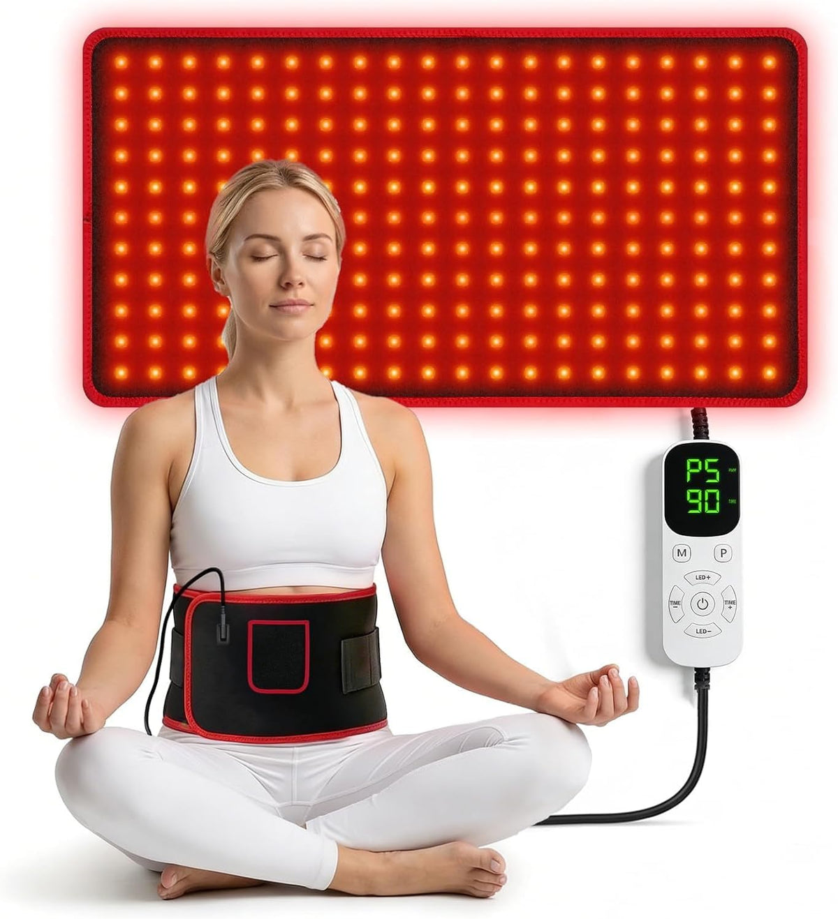 Red Light Therapy Mat 660nm 850nm - 24 & 33 inch Options