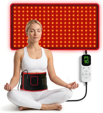 Red Light Therapy Mat 660nm 850nm - 24 & 33 inch Options