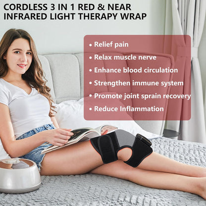 Cordless Red Light Therapy Wrap - Portable Infrared Device