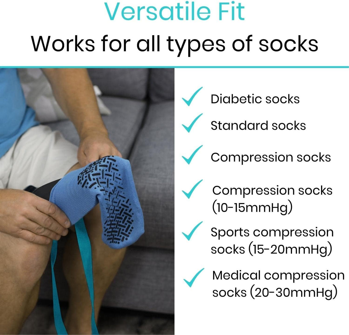 Sock Aid Device - Easy On & Off Assist Tool for Independence