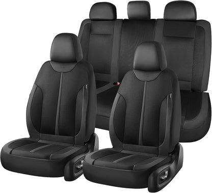 Premium Car Seat Covers Full Set - Universal Fit 5 Seats