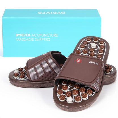 Acupressure Foot Massage Slippers | Reflexology Mat & Roller