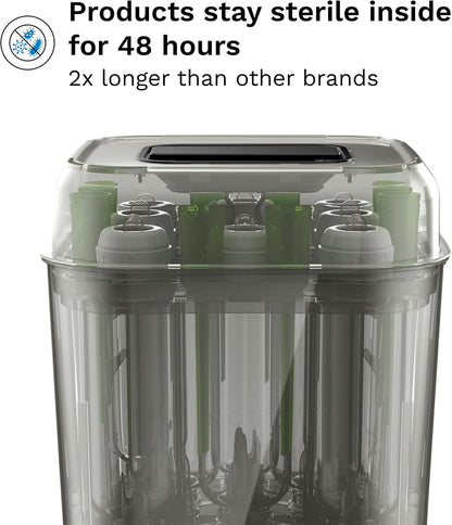 10-Minute Bottle Sterilizer & Dryer - Fits 8 Bottles