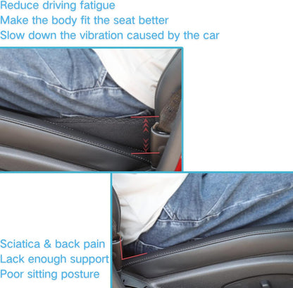 Memory Foam Car Seat Cushion - Ergonomic Driver Comfort