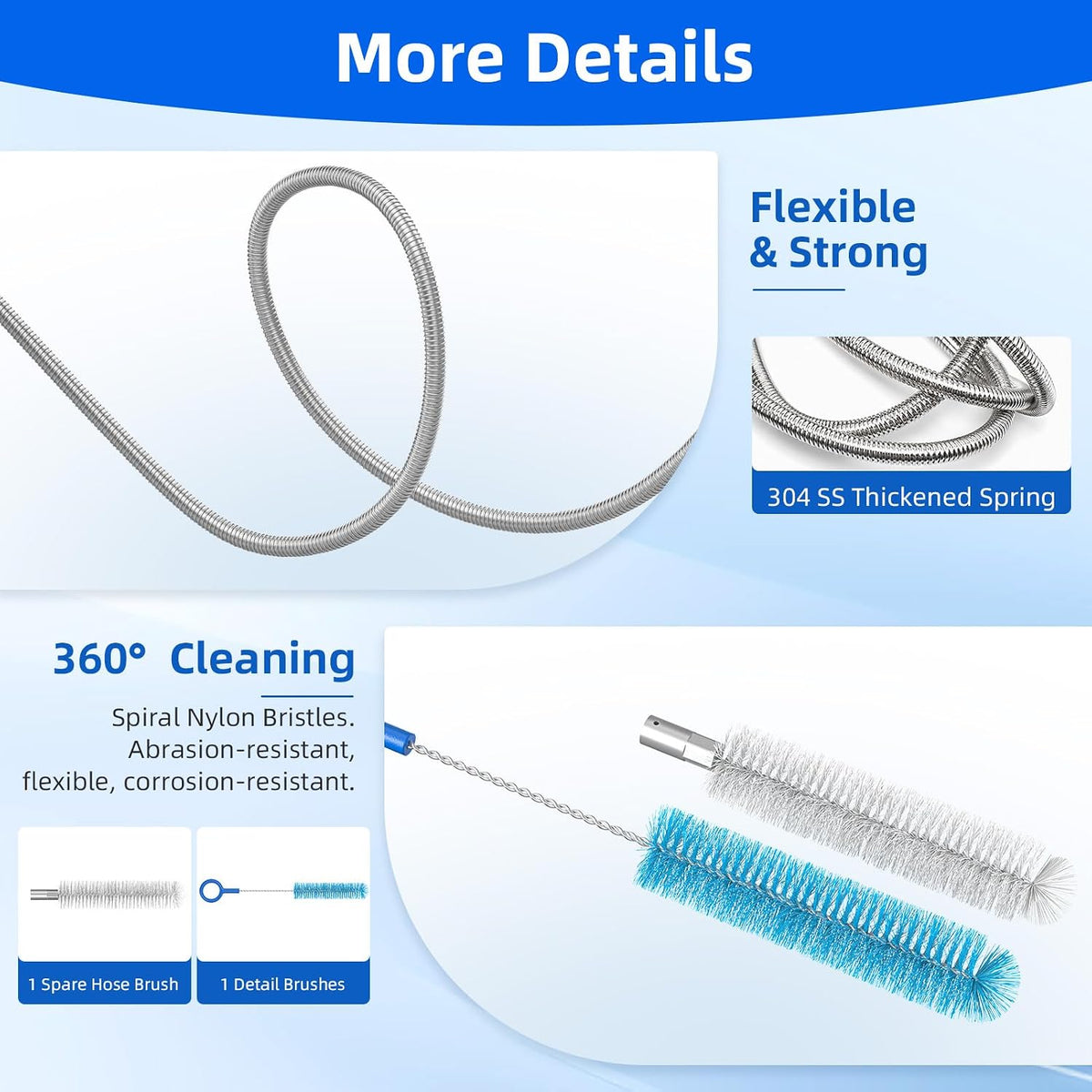 CPAP Cleaning Kit with Hose Dryer & Brush Tool Set