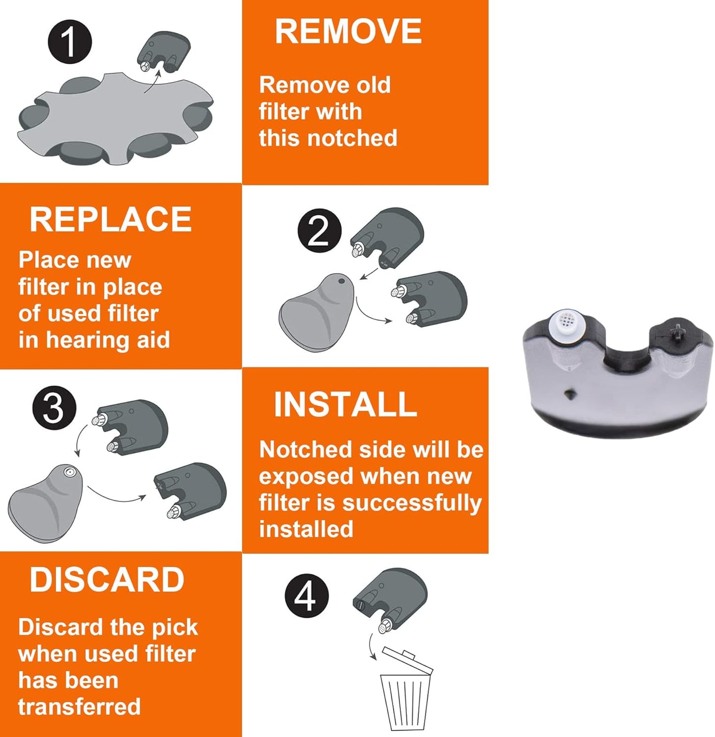 Oticon ProWax MiniFit Wax Guards - 18 or 30 Filters