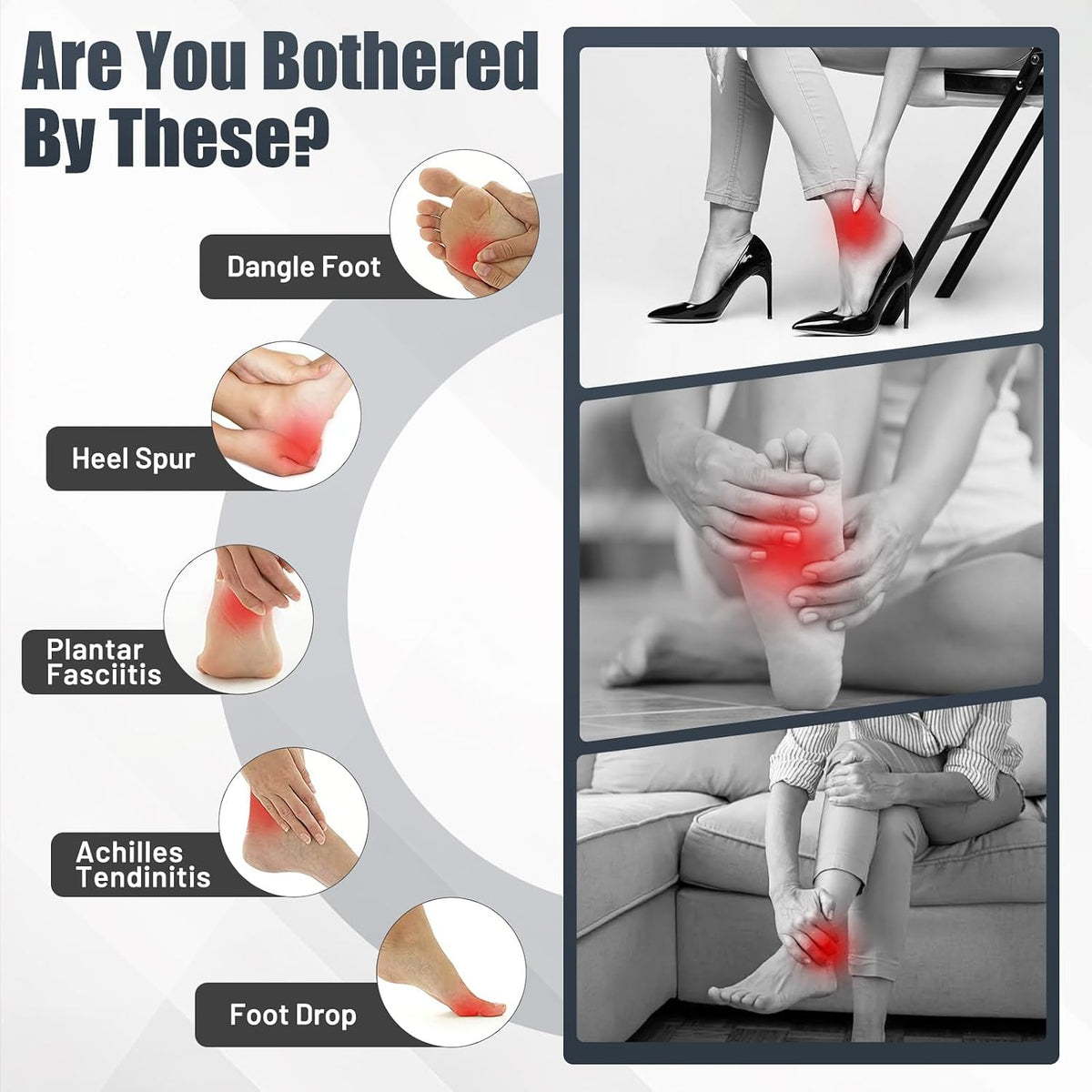 Night Stretch Splint with Massage Ball | Foot Recovery System