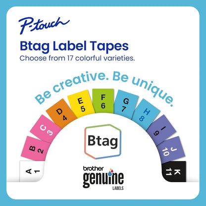 Personal Desktop Label Maker with Color Tape - Portable Printer