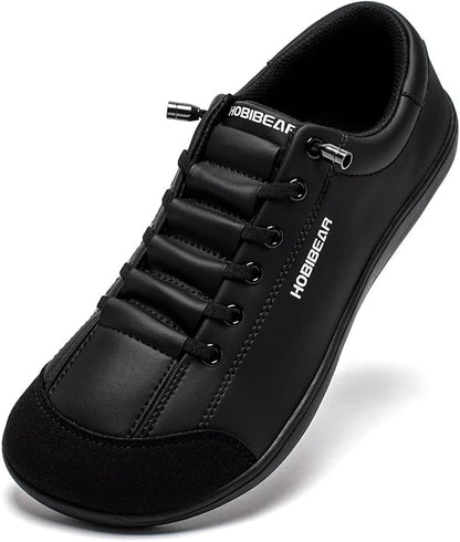 Barefoot Leather Slip-On Shoes - Wide Toe Box & Zero Drop