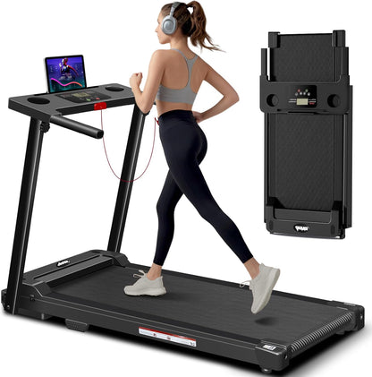 Portable Foldable Treadmill for Home & Office | 300 LBS Capacity