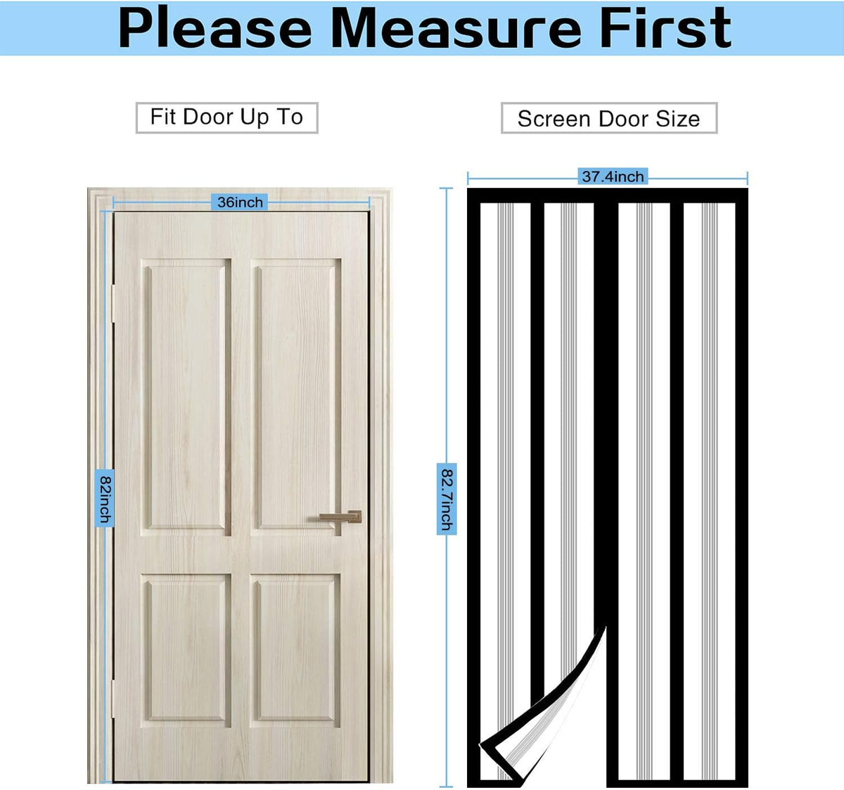 Magnetic Insulated Door Curtain – Thermal Self-Closing Screen