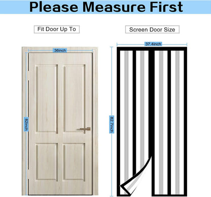 Magnetic Insulated Door Curtain – Thermal Self-Closing Screen