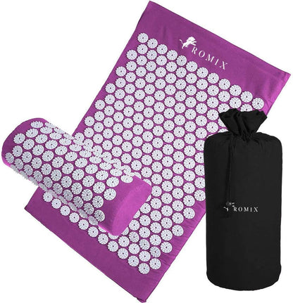 Acupressure Mat & Pillow Set - Muscle Relaxation Therapy