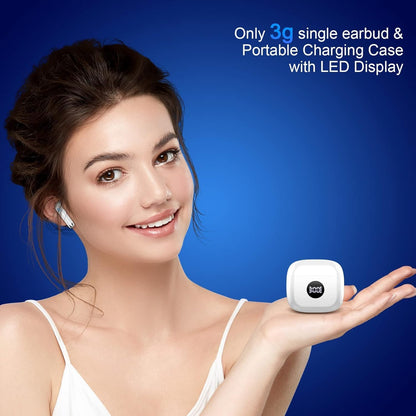 Wireless Bluetooth 5.4 Earbuds with LED Display & 6D Stereo