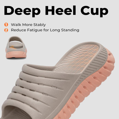 Women's Recovery Slides with Arch Support | Water-Resistant