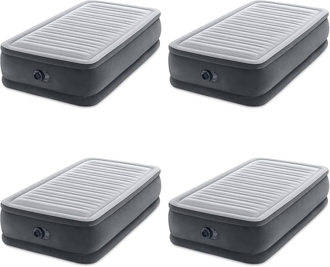 Premium High-Rise Air Mattress with Built-In Pump | Queen