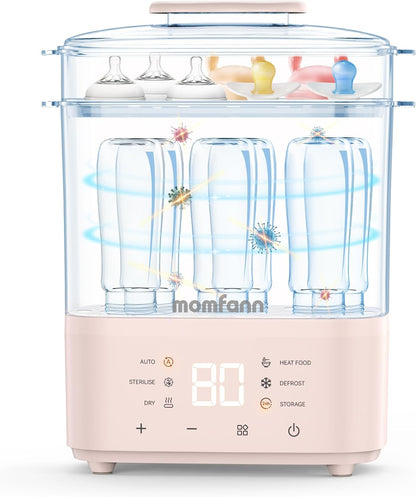 Baby Bottle Sterilizer and Dryer with UV Technology