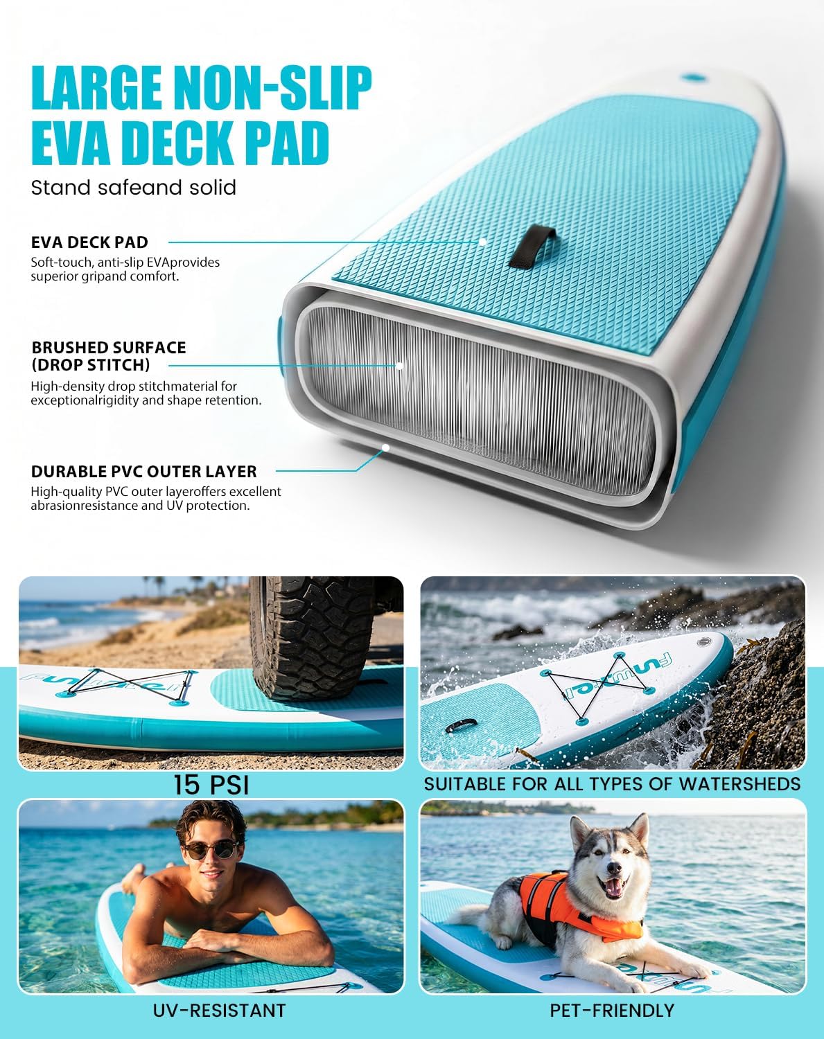 Ultra-Light Inflatable Stand Up Paddle Board with Accessories