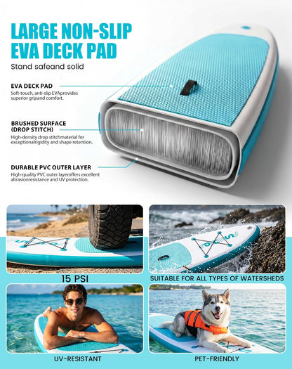 Ultra-Light Inflatable Stand Up Paddle Board with Accessories
