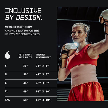 Premium Waist Trimmer Belt - Sweat Enhancing Fitness Band