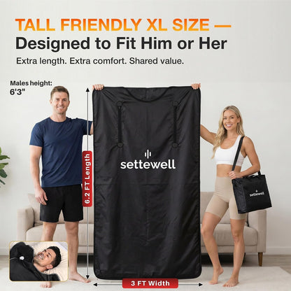 At-Home Sauna Blanket for Detox & Deep Relaxation