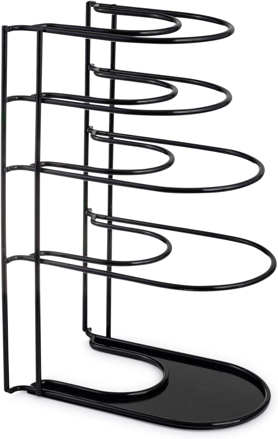 5-Tier Cast Iron Pan Organizer Rack – Extra Large & Adjustable