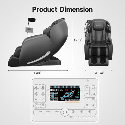 SL-Track Massage Chair with Bluetooth - Premium Recovery
