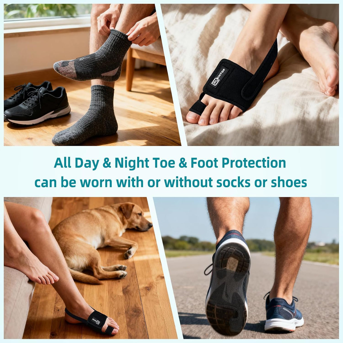 Big Toe Straightener with Arch Support | Left & Right