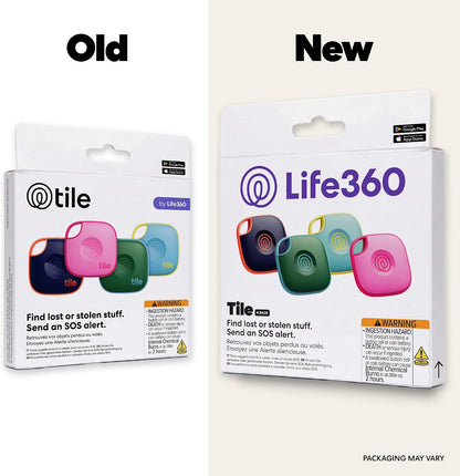 Bluetooth Item Tracker for Keys, Bags & More - 4-Pack