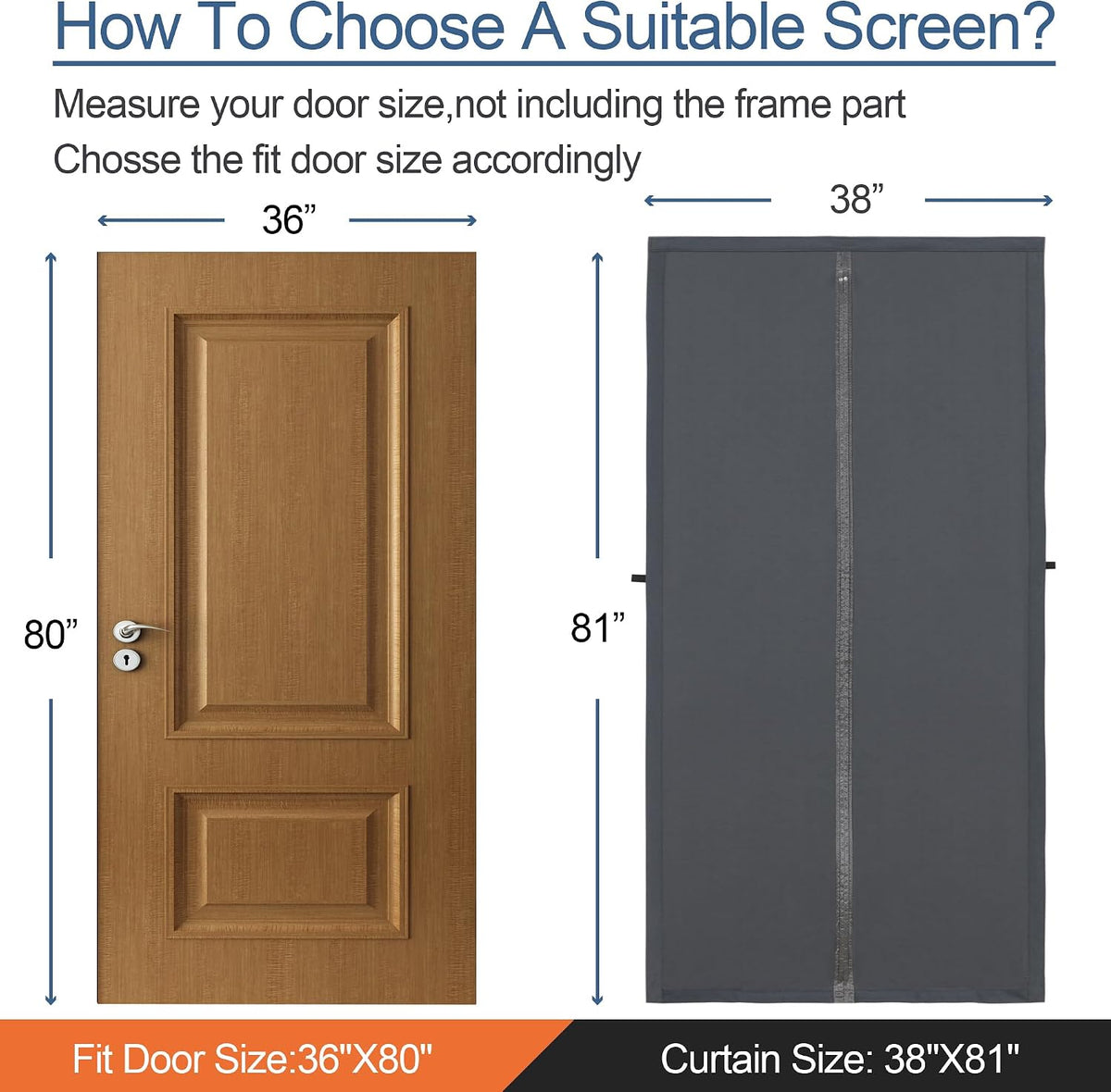 Magnetic Thermal Insulated Door Curtain - Energy Saving