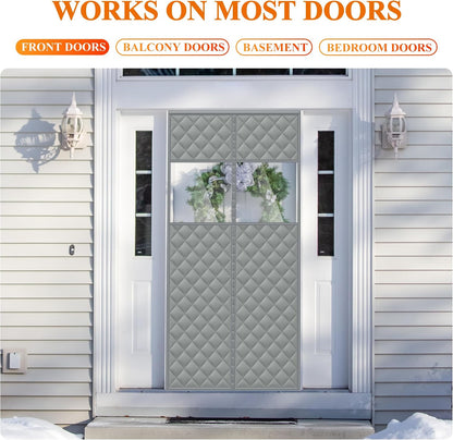 Magnetic Thermal Insulated Door Curtain - Climate Control