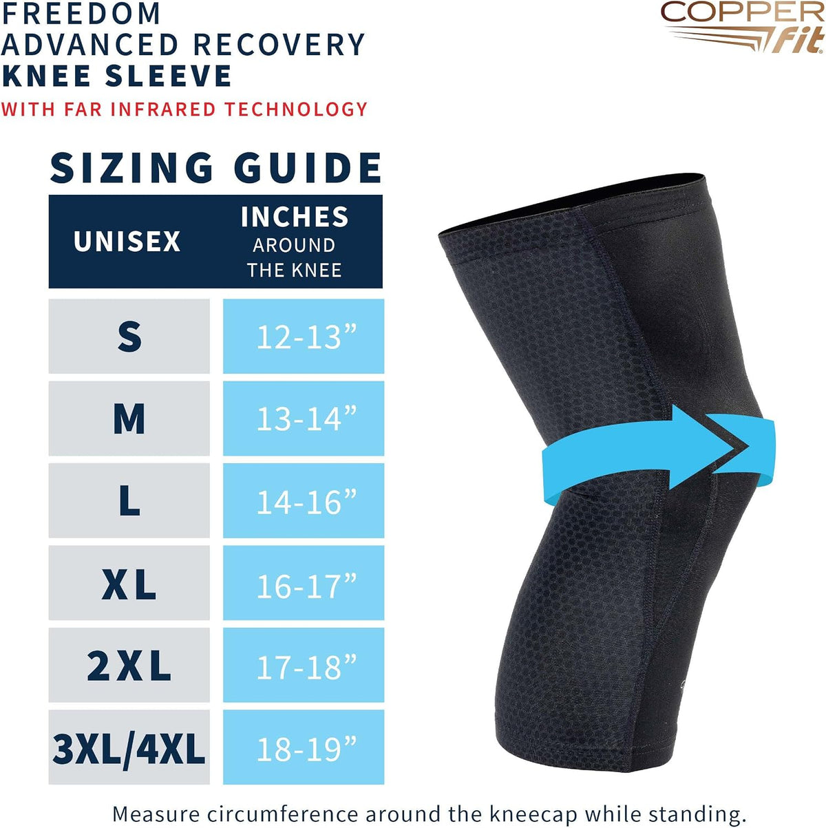 PRO Recovery Knee Compression Sleeve with Copper Technology