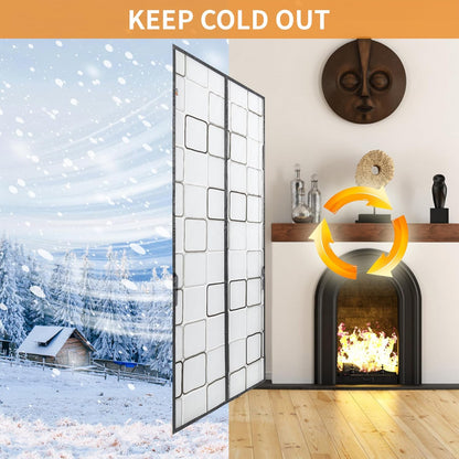 Magnetic Thermal Insulated Door Curtain | Self-Closing Barrier