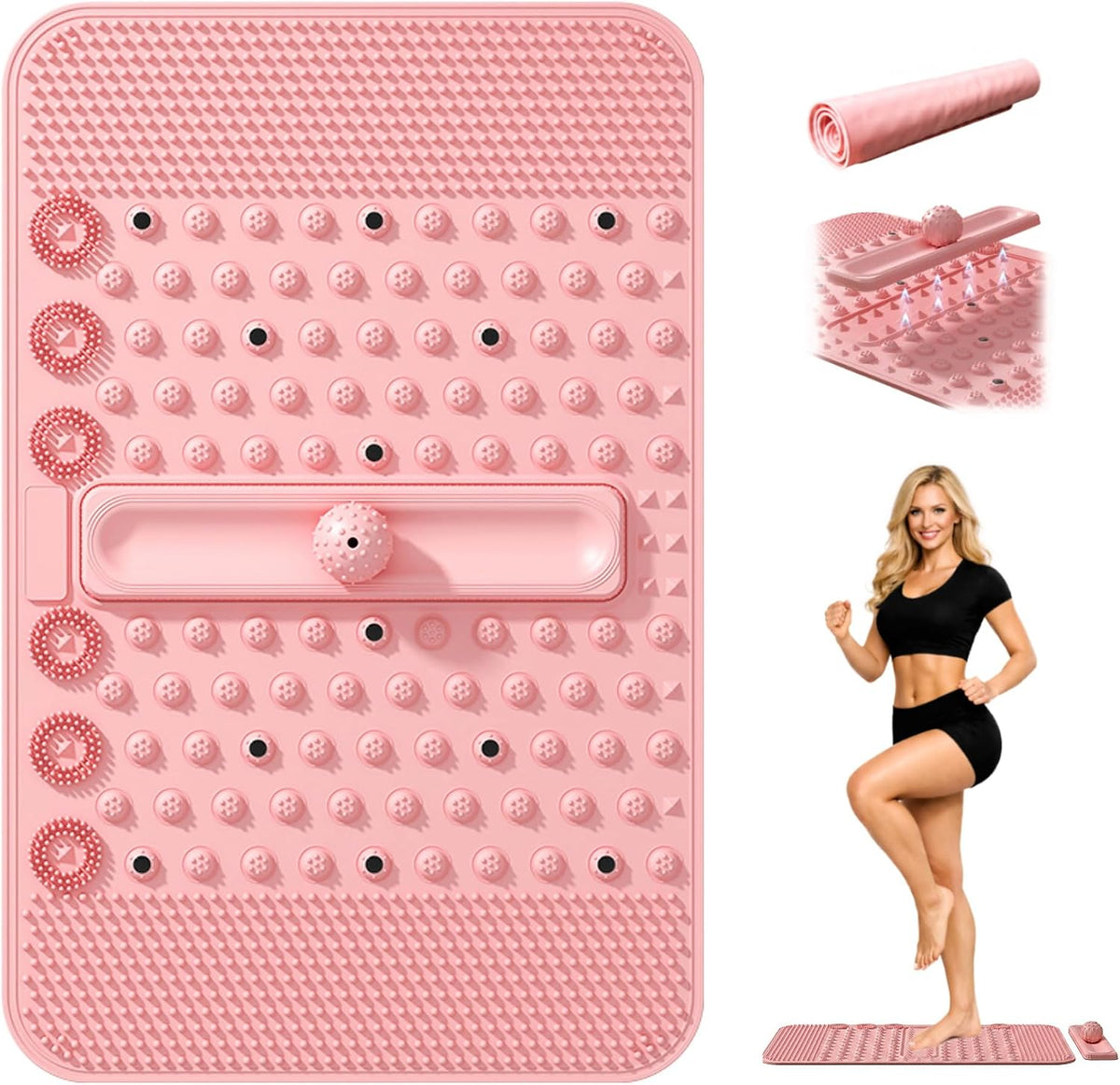 Acupressure Foot Massager Mat with Magnetic Therapy