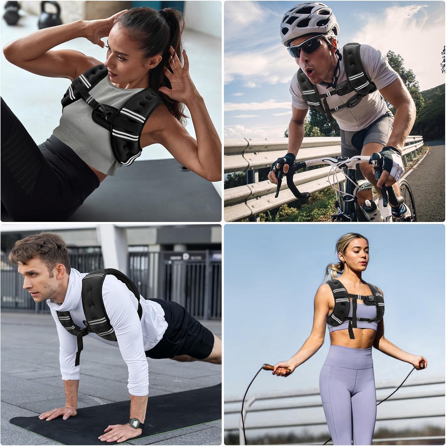 Professional Weighted Training Vest - Adjustable Resistance