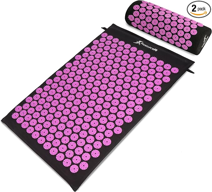 Acupressure Mat & Pillow Set for Relaxation and Recovery