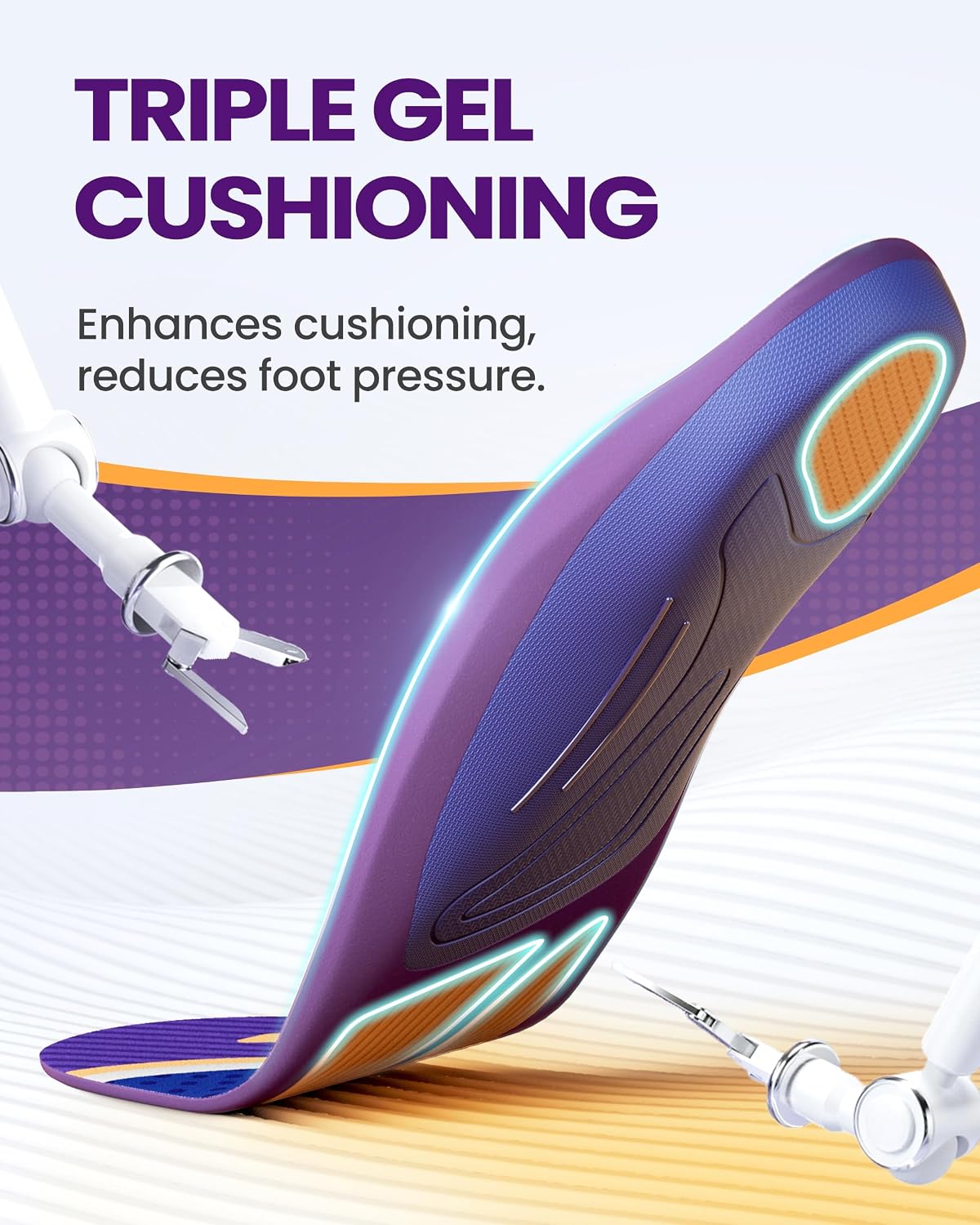 Premium Orthopedic Insoles – Arch Support & Stability
