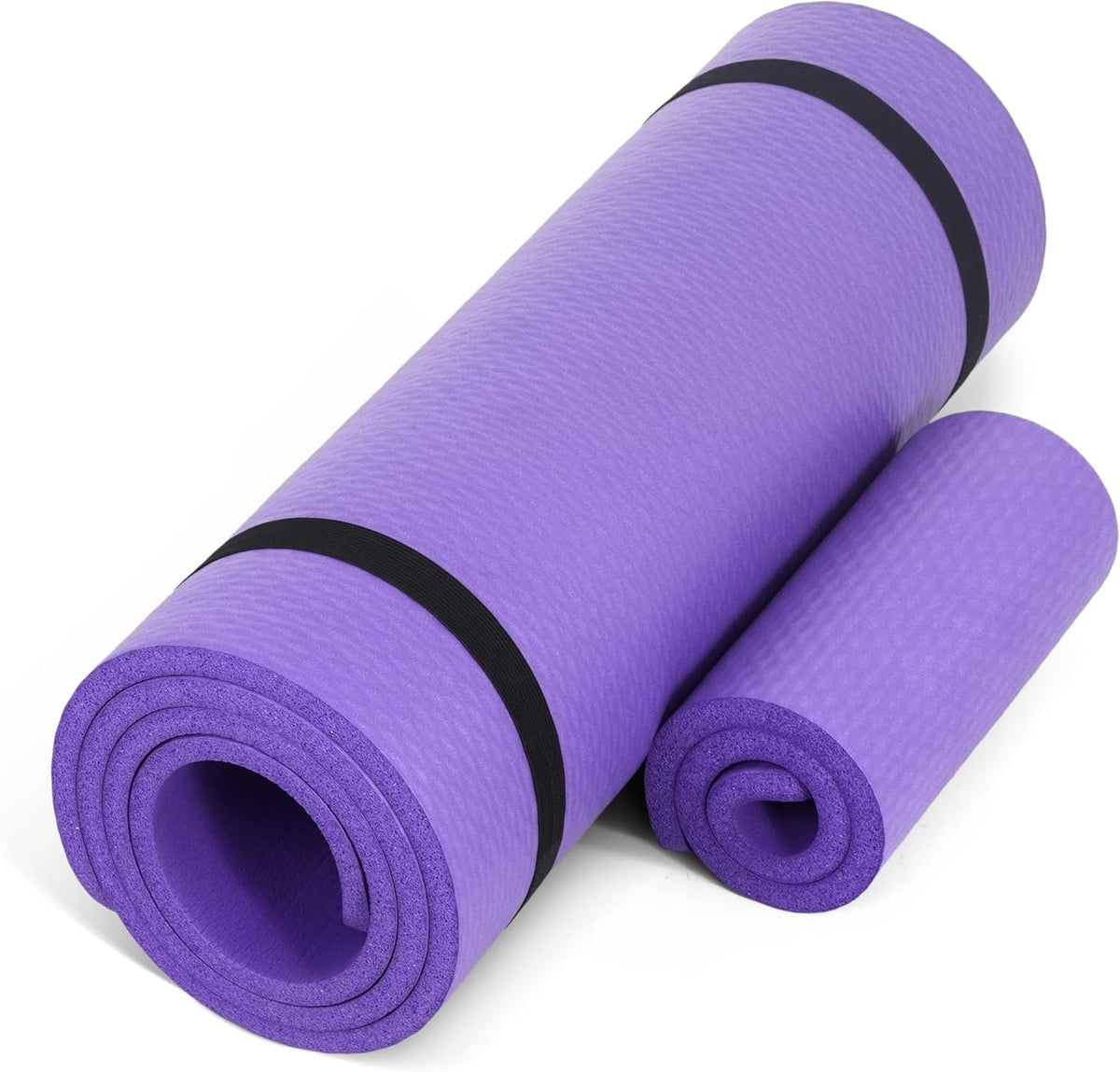 Premium 1/2-Inch High Density Exercise Yoga Mat with Strap