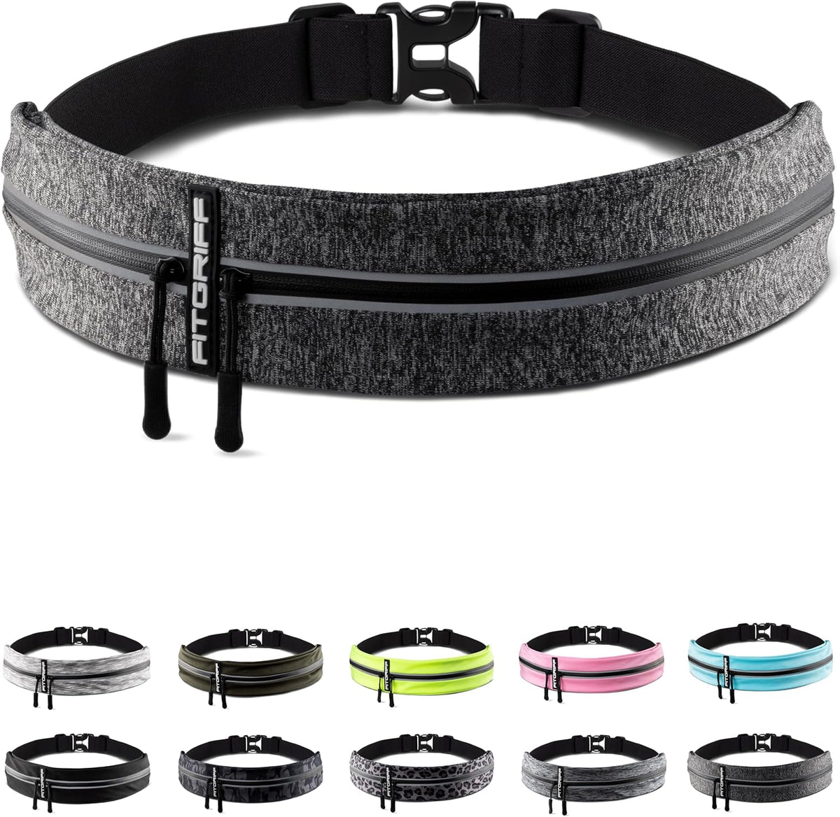 FlexRun Pro Running Belt - Secure Phone & Essentials Pouch