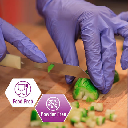 Premium Powder-Free Nitrile Exam Gloves | Pack of 100 or 1000