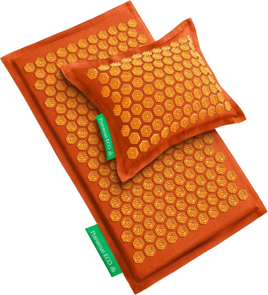 Acupressure Mat & Pillow Set - European Handcrafted Therapy