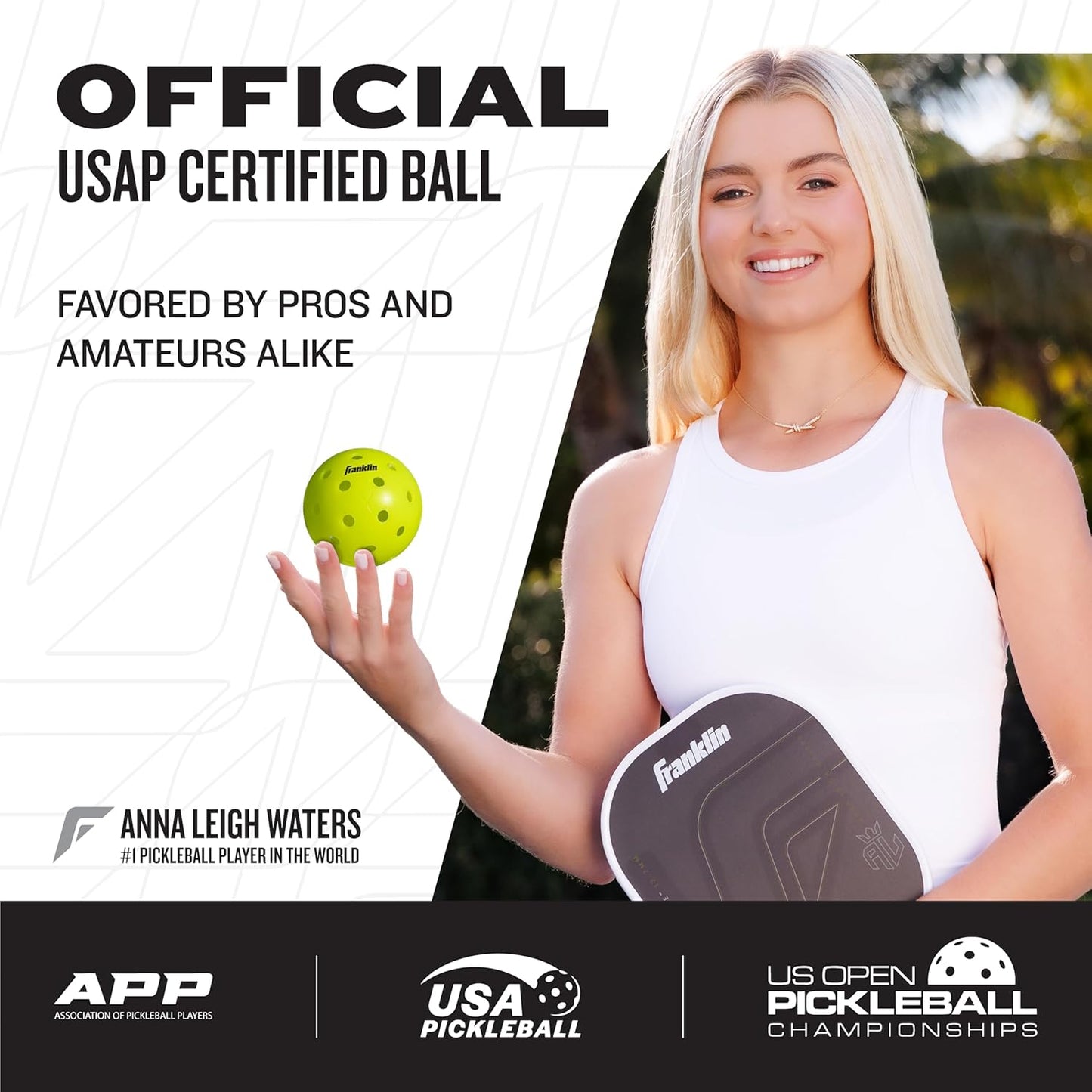 Official Outdoor Pickleballs - Tournament Grade Performance