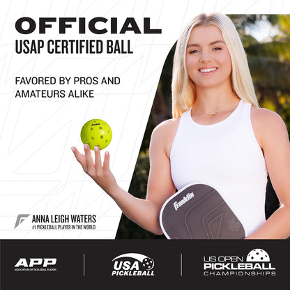 Official Outdoor Pickleballs - Tournament Grade Performance