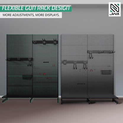Freestanding Pegboard Garden Tool Organizer Rack for Garage